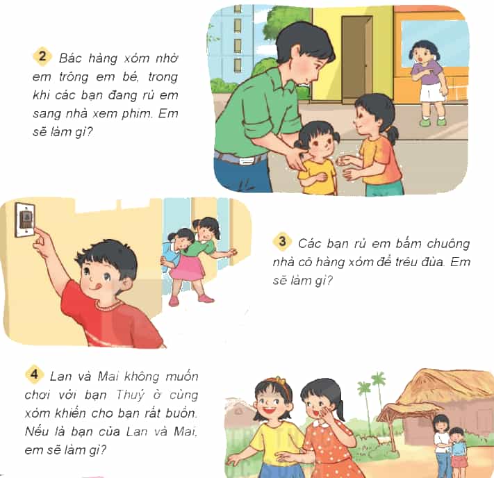 Đạo đức lớp 3 trang 19, 20, 21 Luyện tập