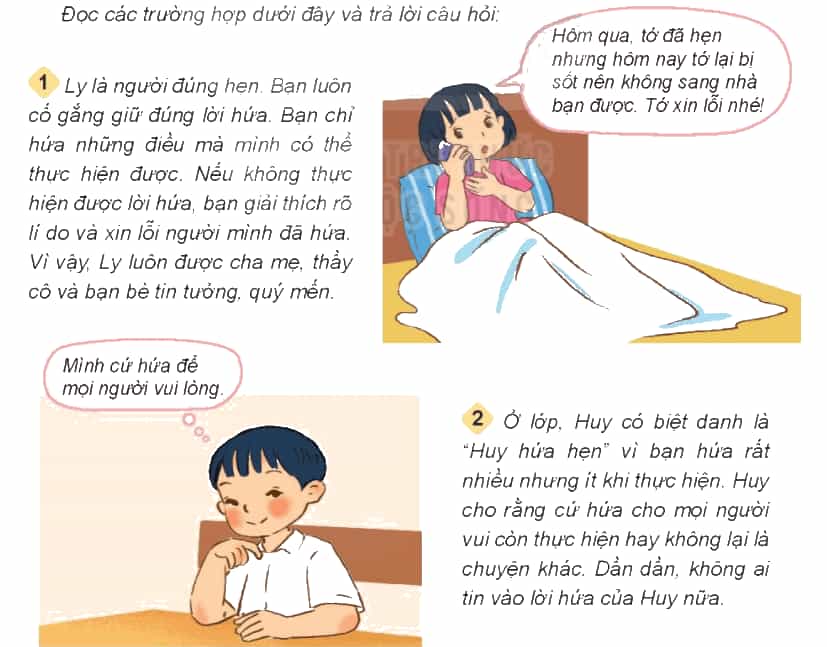 Đạo đức lớp 3 trang 26, 27, 28, 29, 30 Khám phá
