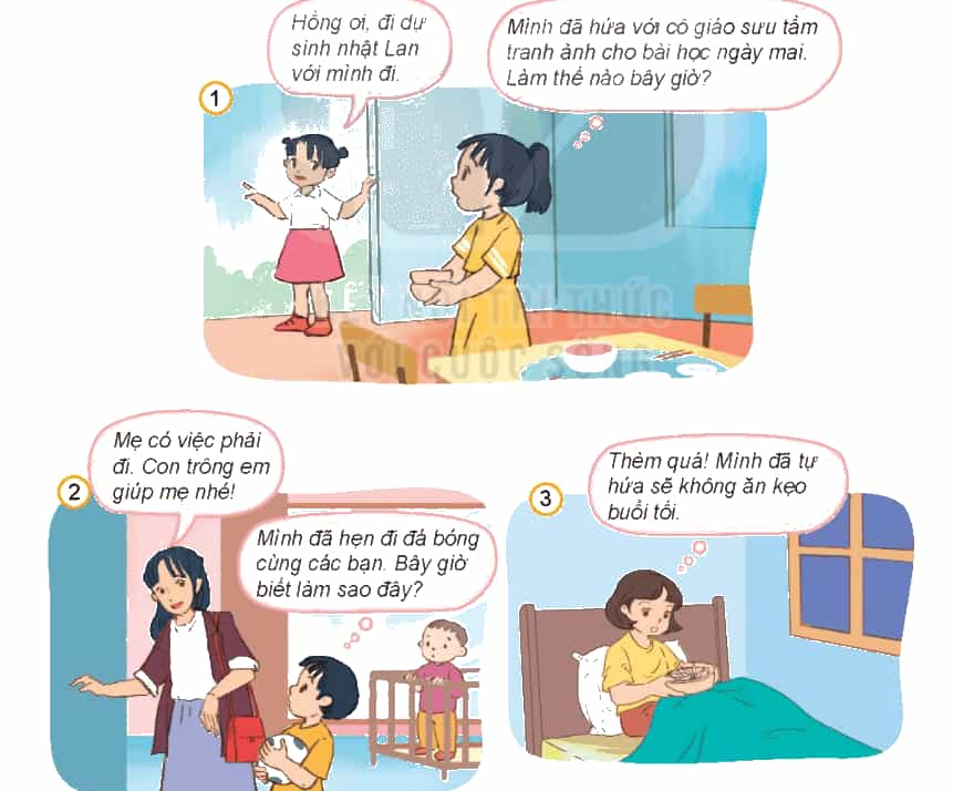 Đạo đức lớp 3 trang 30, 31, 32 Luyện tập