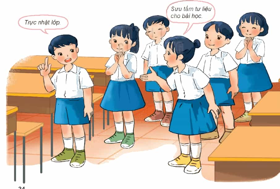 Đạo đức lớp 3 trang 34 Khởi động