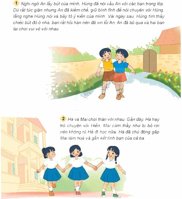 Đạo đức lớp 3 trang 49, 50, 51, 52, 53 Khám phá