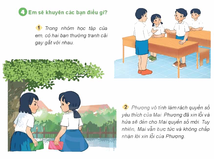 Đạo đức lớp 3 trang 54, 55, 56 Luyện tập