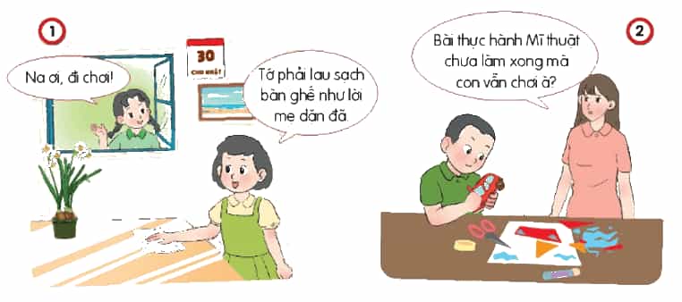 Đạo đức lớp 3 trang 21, 22 Luyện tập