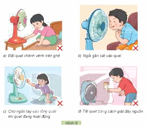 Công nghệ lớp 3 Bài 3: Sử dụng quạt điện trang 14, 15, 16, 17, 18