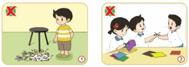 Công nghệ lớp 3 Bài 6: An toàn với môi trường công nghệ trong gia đình trang 33, 34, 35, 36 (ảnh 2)