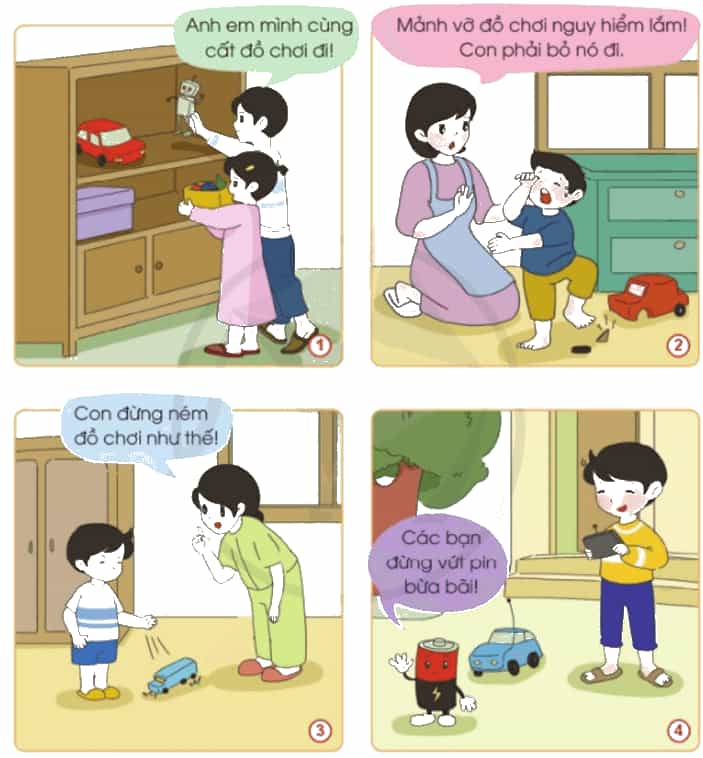 Công nghệ lớp 3 Bài 9: Làm đồ chơi trang 55, 56, 57, 58, 59, 60, 61, 62 (ảnh 2)