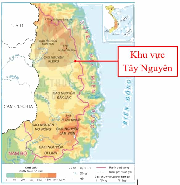 Lịch Sử và Địa Lí lớp 4 Kết nối tri thức Bài 20: Thiên nhiên vùng Tây Nguyên