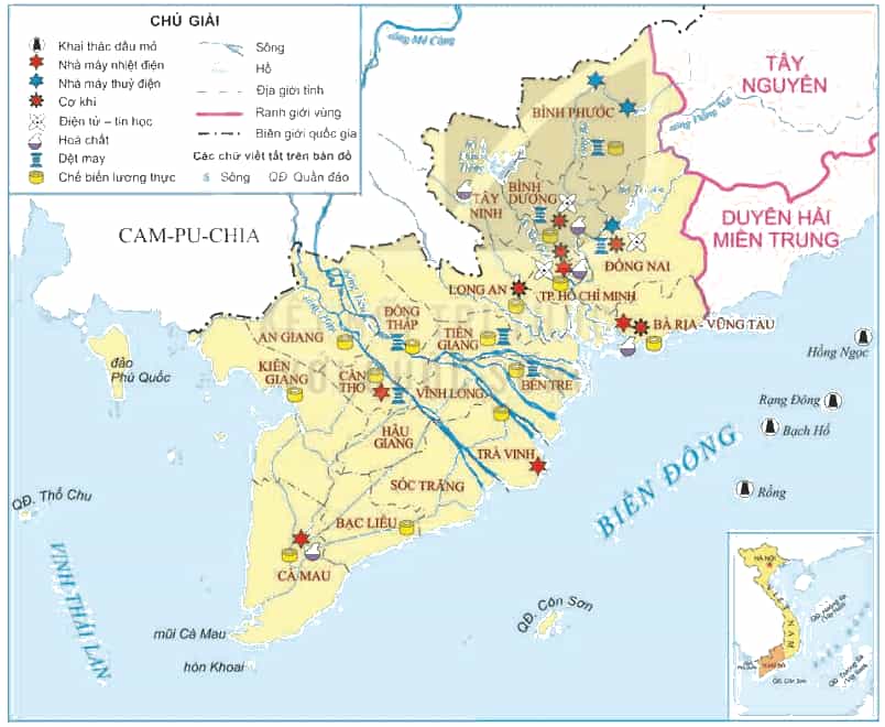 Lịch Sử và Địa Lí lớp 4 Kết nối tri thức Bài 25: Dân cư và hoạt động sản xuất ở vùng Nam Bộ