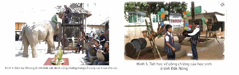 Lịch Sử và Địa Lí lớp 4 Chân trời sáng tạo Bài 22: Lễ hội cồng chiêng Tây Nguyên