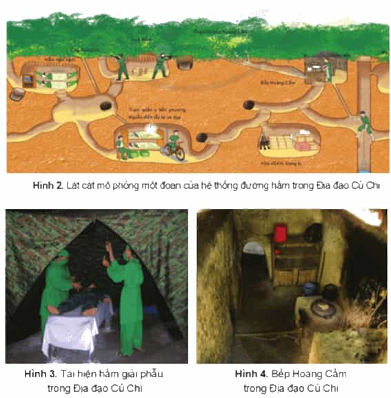 Lịch Sử và Địa Lí lớp 4 Cánh diều Bài 21: Địa đạo Củ Chi (ảnh 2)