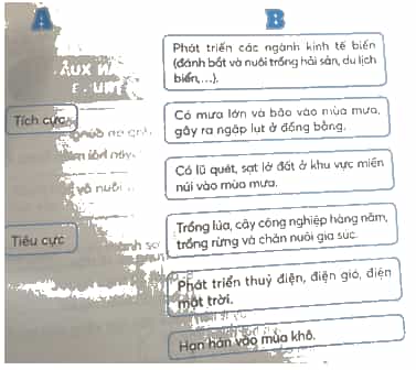 Vở bài tập Lịch Sử và Địa Lí lớp 4 Kết nối tri thức Bài 15: Thiên nhiên vùng Duyên hải miền Trung