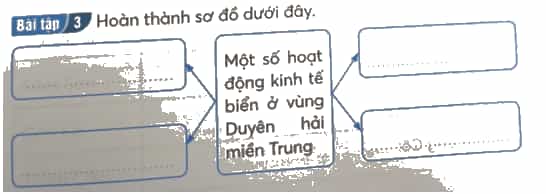 Vở bài tập Lịch Sử và Địa Lí lớp 4 Kết nối tri thức Bài 16: Dân cư và hoạt động sản xuất ở vùng Duyên hải miền Trung