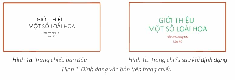 Tin học lớp 4 Chân trời sáng tạo Bài 10: Định dạng, tạo hiệu ứng cho trang chiếu