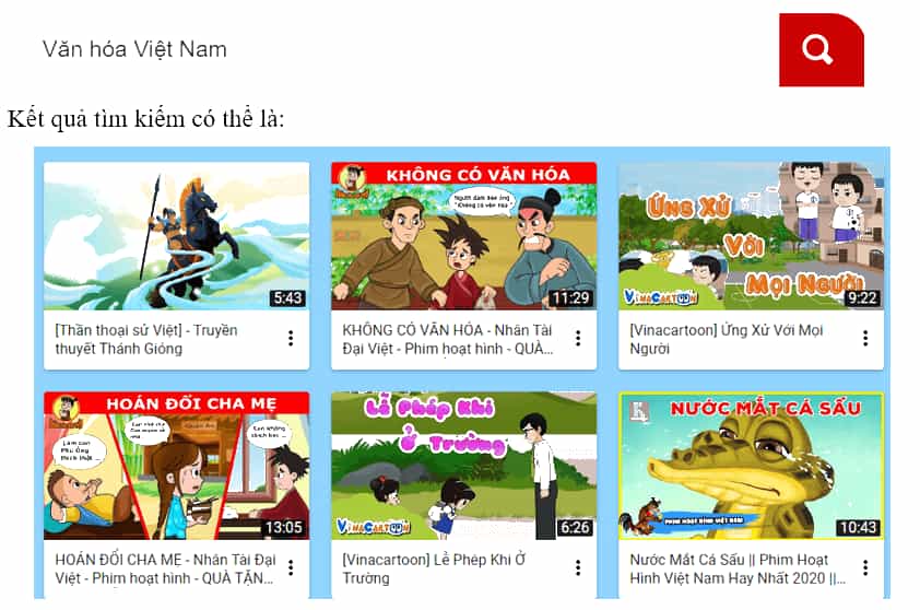 Tin học lớp 4 Chân trời sáng tạo Bài 11A: Xem video về lịch sử, văn hóa