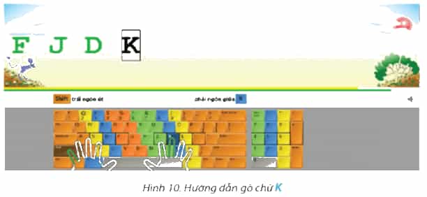 Tin học lớp 4 Chân trời sáng tạo Bài 11B: Thực hành luyện tập gõ bàn phím