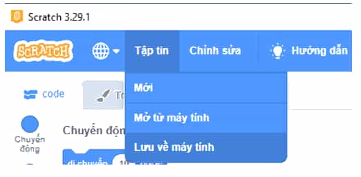 Tin học lớp 4 Chân trời sáng tạo Bài 12: Làm quen với scratch
