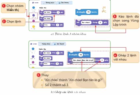Tin học lớp 4 Cánh diều Bài 1: Làm quen với lập trình trực quan