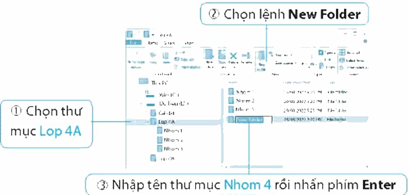 Vở bài tập Tin học lớp 4 Kết nối tri thức Bài 5: Thao tác với tệp và thư mục