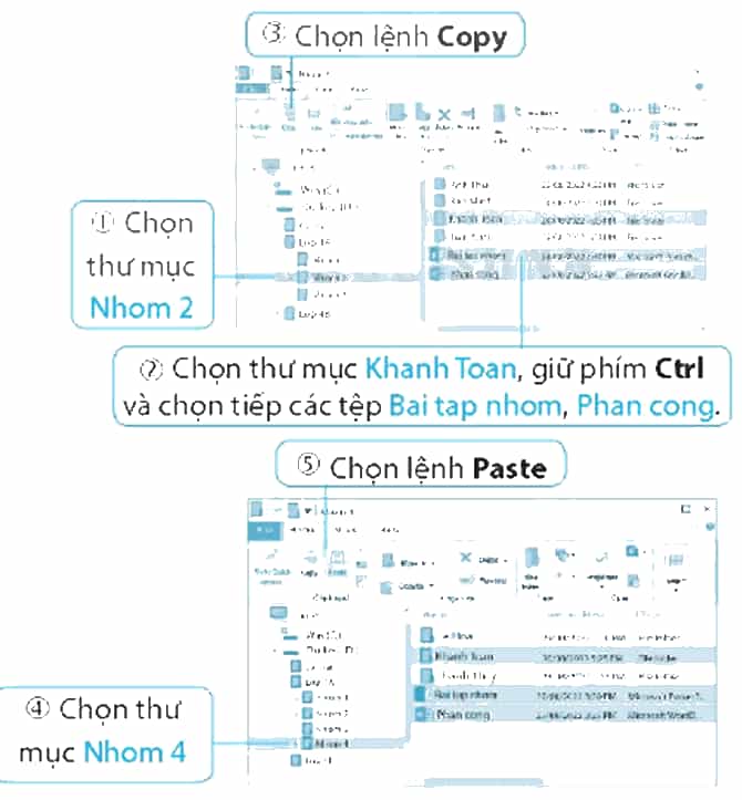 Vở bài tập Tin học lớp 4 Kết nối tri thức Bài 5: Thao tác với tệp và thư mục