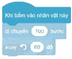 Vở bài tập Tin học lớp 4 Kết nối tri thức Bài 14: Khám phá môi trường lập trình trực quan