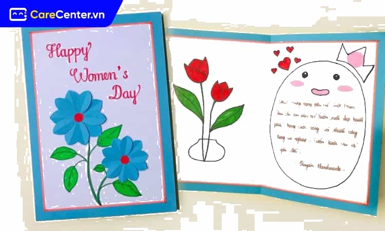 Cách làm thiệp 20 tháng 10 cho học sinh lớp 6 cực sáng tạo, dễ làm