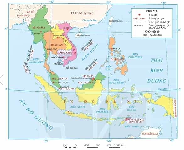 Vở bài tập Lịch Sử và Địa Lí lớp 5 Kết nối tri thức Bài 21: Hiệp hội các quốc gia Đông Nam Á
