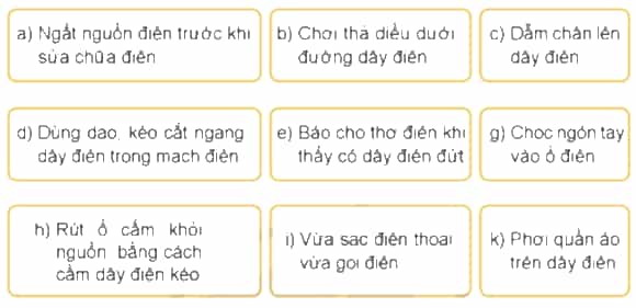 Khoa học lớp 5 Cánh diều Bài 7: Năng lượng điện