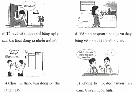 Vở bài tập Khoa học lớp 5 Kết nối tri thức Bài 25: Chăm sóc sức khoẻ tuổi dậy thì