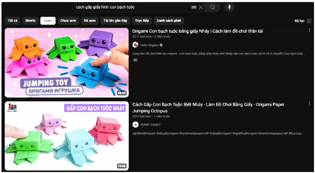 Vở bài tập Tin học lớp 5 Kết nối tri thức Bài 8B: Làm sản phẩm thủ công theo video hướng dẫn