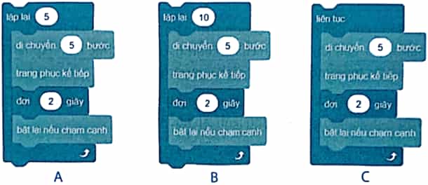 Vở bài tập Tin học lớp 5 Kết nối tri thức Bài 12: Thực hành sử dụng lệnh lặp
