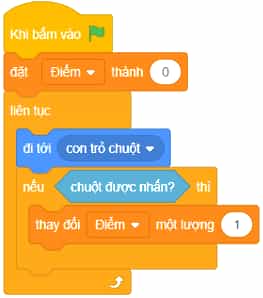 Vở bài tập Tin học lớp 5 Kết nối tri thức Bài 14: Sử dụng biến trong chương trình
