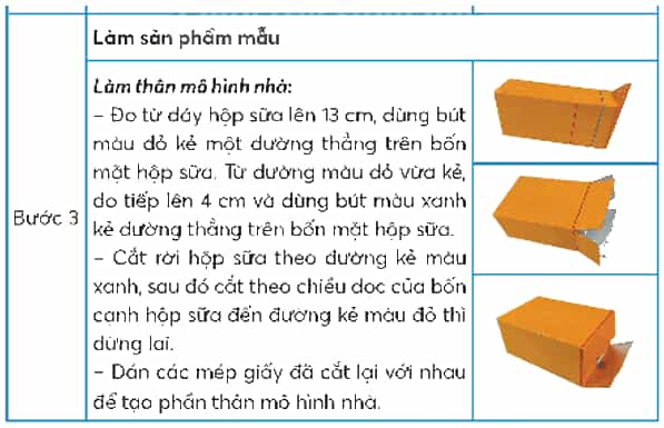 Công nghệ lớp 5 Chân trời sáng tạo Bài 4: Thực hành thiết kế nhà đồ chơi