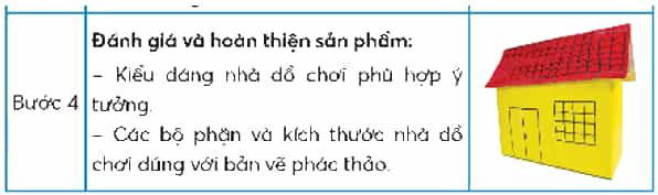 Công nghệ lớp 5 Chân trời sáng tạo Bài 4: Thực hành thiết kế nhà đồ chơi