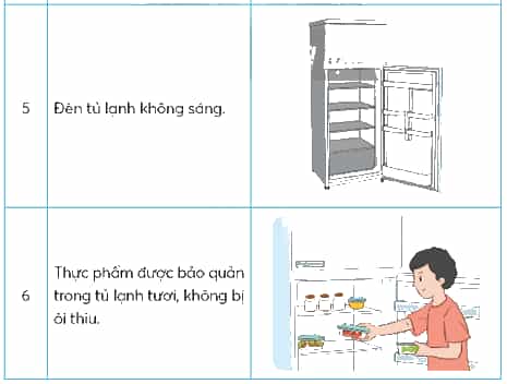 Công nghệ lớp 5 Chân trời sáng tạo Bài 6: Sử dụng tủ lạnh