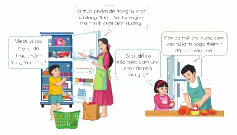Công nghệ lớp 5 Cánh diều Bài 7: Sử dụng tủ lạnh