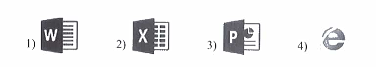 Hãy chọn biểu tượng dùng để khởi động phần mềm bảng tính Excel?