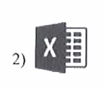 Hãy chọn biểu tượng dùng để khởi động phần mềm bảng tính Excel?
