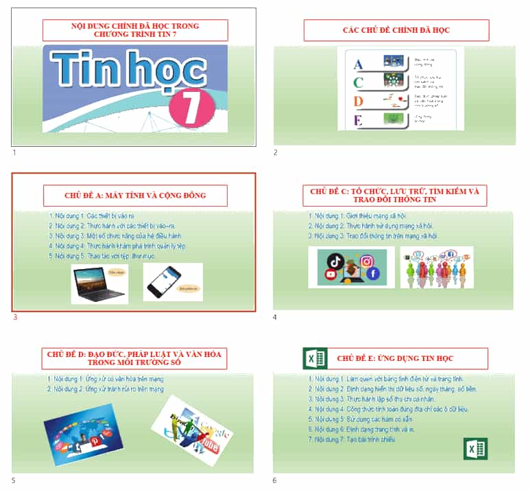 Em hãy mở tệp trình chiếu gioithieu-Tinhoc7.pptx đã tạo ở câu E62, thay đổi phông chữ