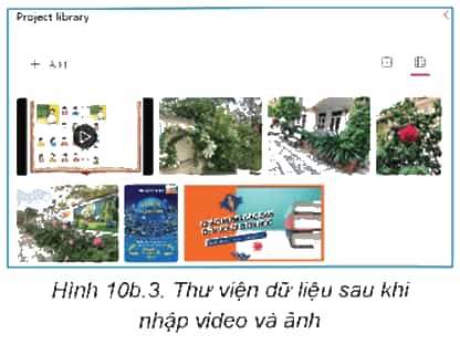 Nhập dữ liệu và dựng video trang 62 Tin học 9