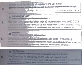 Với câu hỏi: Có bao nhiêu môn học ở trường THPT? Môn nào bắt buộc và môn nào tự chọn