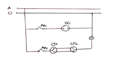Một mạng điện đơn giản dùng trong phòng ngủ có kích thước 3 × 4 m