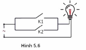 Trong mạch điện có các công tắc và bóng đèn, ta quy ước các công tắc đóng