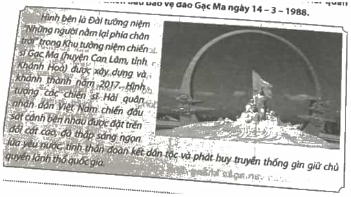 Tìm hiểu tư liệu trên sách, báo, internet và đọc đoạn thông tin dưới đây