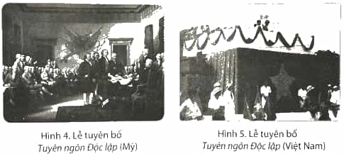 Quan sát các hình 4, 5 và trả lời câu hỏi.