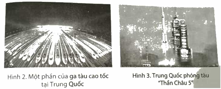 Cho biết hai hình ảnh trên phản ánh thành tựu gì của Trung Quốc trong quá trình cải cách