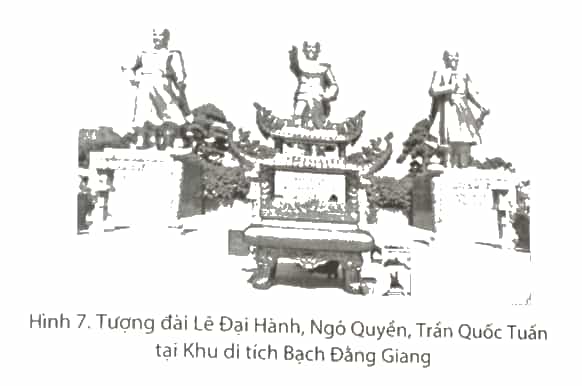 Quan sát Hình 7, hãy cho biết vì sao tại Khu di tích Bạch Đằng Giang