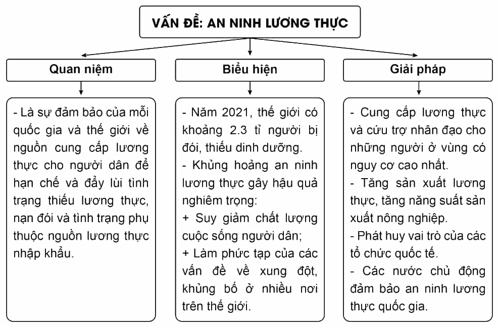 Hãy lựa chọn một vấn đề an ninh toàn cầu và hoàn thành thông tin vào sơ đồ dưới đây. (ảnh 2)