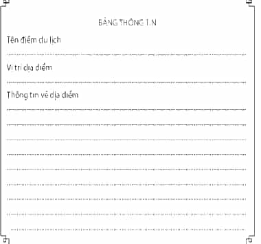 Sưu tầm thông tin và hình ảnh về một địa điểm du lịch mà em thích ở khu vực Đông Nam Á, sau đó dán hình và hoàn thành thông tin vào ô dưới đây. (ảnh 1)