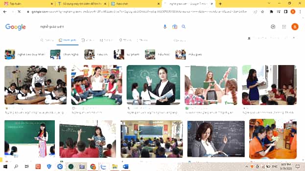 Sử dụng máy tìm kiếm để tìm hiểu thông tin về nghề nghiệp mà em mơ ước