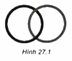 Nêu cách vẽ hai hình tròn lồng nhau (Hình 27.1)
